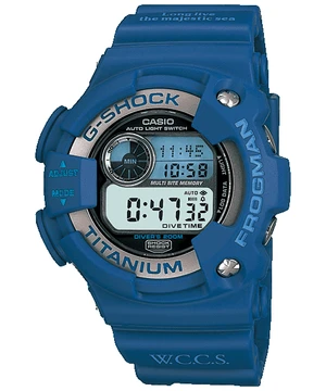 レア G-SHOCK 限定 WCCS FROGMAN /DW-9902 Casio G-Shock Frogman Titanium Limited Blue WCCS DW-9902 Used From